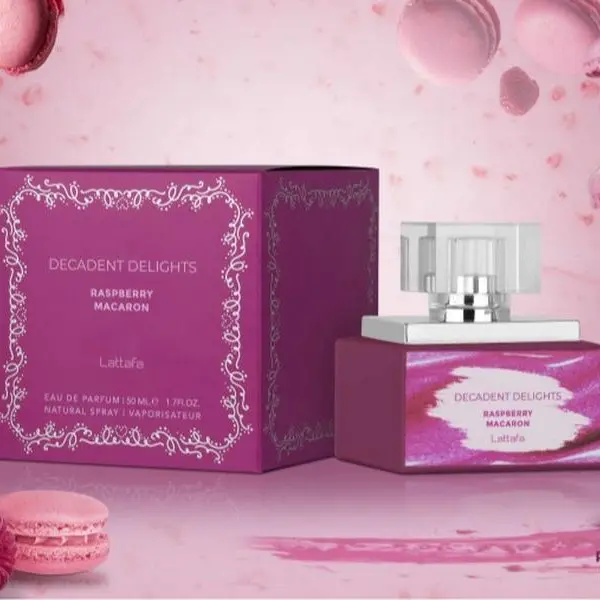 Lattafa Decadent Delights Raspberry Macaron Unisex Eau De Parfum (EDP) - 50ml/1.7 fl oz, Subtle Yet Captivating Floral Fragrance with Raspberry, Jasmine, Vanilla Notes, Daily Use Single Item