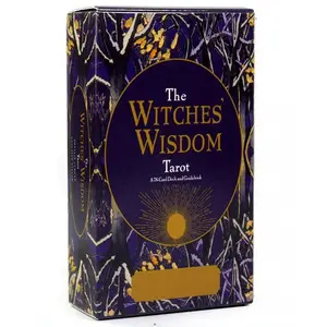 78pcs Witch Cards Guide, Tarot Card Game for Party, Family, Friends, Beginner Luck Board Game, Playing Cards Toys, Made of Paper, Perfect for Beginners
