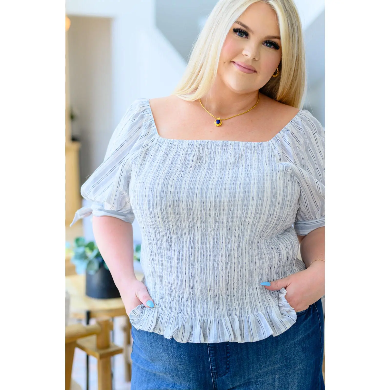 Anticipating More Smocked Blouse