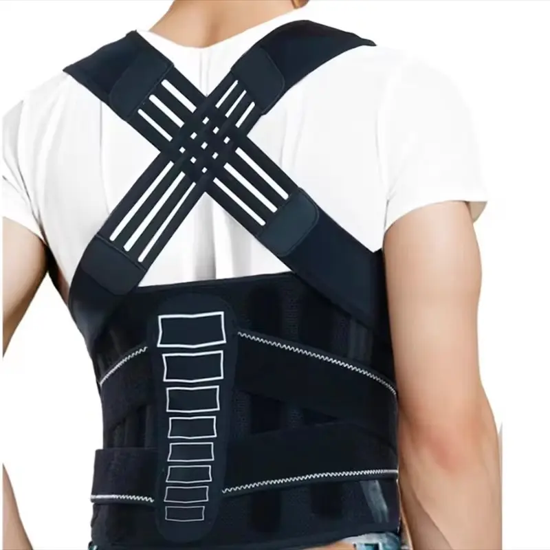 Posture Corrector for Men and Women, Adjustable Shoulder Posture Brace, Back Straightener Posture, Used for Middle Upper Spine, Posture Strap, Back Posture Belt, Correction Posture