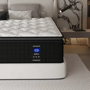 10/12/14inch Twin Full Queen King Hybrid Spring Mattress in a Box Medium Firm Pressure Relief Spine Soothing For All Ages