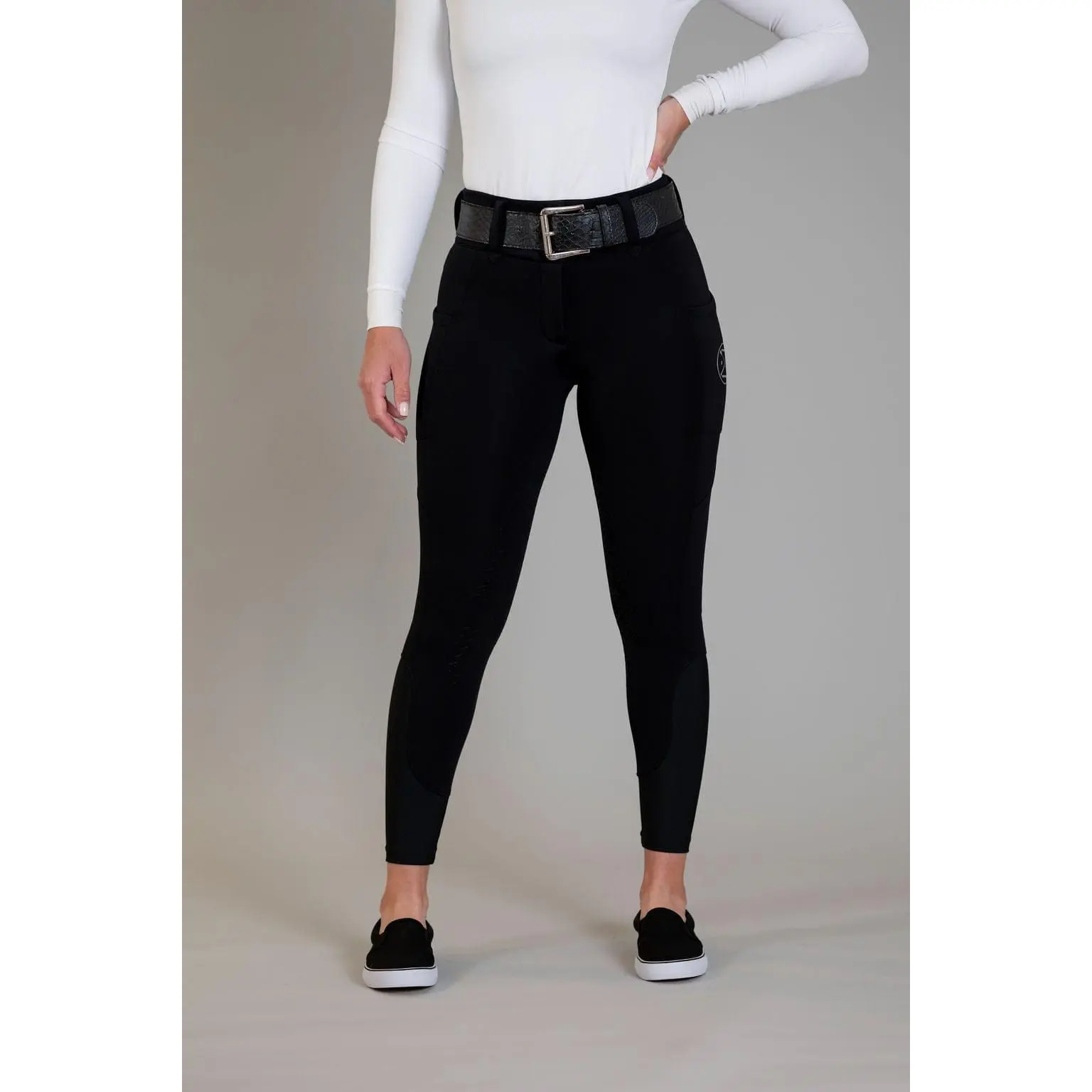 Heavyweight Zip Winter Breeches | Black