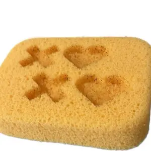 Armaly Pro Plus Design Custom Sponges Great for DIY Projects with Adorable Animal Print and floral ,Yellow Color Perfect for Creative