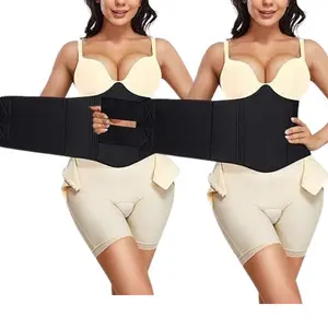 360 Lipo Foam Ab Board – 2-Pack Black Post-Surgery Abdominal Compression & Lipo Recovery Waist Cincher