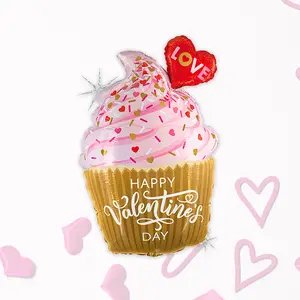 Valentine's Cupcake Balloon - Product Description Provided