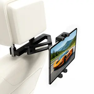 SZHLUX Tablet Holder For Car；A Retractable Rear Seat Tablet Holder For Cars，Car Accessories Suitable For Road Trips，Suitable For Tablets And Mobile Phones With Screen Sizes Ranging From 4.7 Inches To 12.9 Inches.