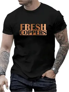 100% Cotton Fresh Coppers Foams Sneaker T-Shirt Foamposite Match