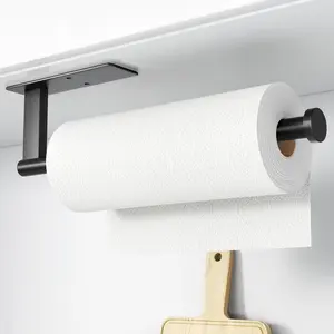 paper towel holder, under cabinet tissue holder, no drill paper roll holder, rv camper paper holder, wall mount kitchen tissue dispenser