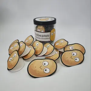 Positive Potato Emotional Support Affirmation Card, 30pcs/box Emotional Support Affirmation Card, Office Stationery & Supplies, Fun Party Cards, Positive Message Card