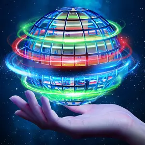 Smart 2025 Galaxy anti-gravity pull-back ball | LED luminous floating spinning ball | Hand-controlled mini drone toy | Safety closed roulette design | Children, adolescents and adults indoor and outdoor application | Christmas, Halloween and Easter ideal