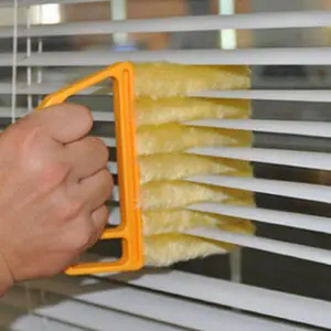 Microfiber Cleaning Brush for Car Air-Conditioning Vent, Washable Duster Tool for Auto Fan, Ultra-Fine-Fiber Dusting Accessory