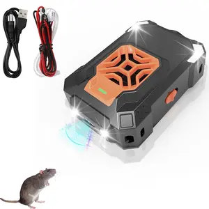 Car Ultrasonic Rodent Repeller, Electronic Pest Repellent, Effective Pest Control Device, Silent Operation, Easy Installation, Ideal for Vehicles & Homes