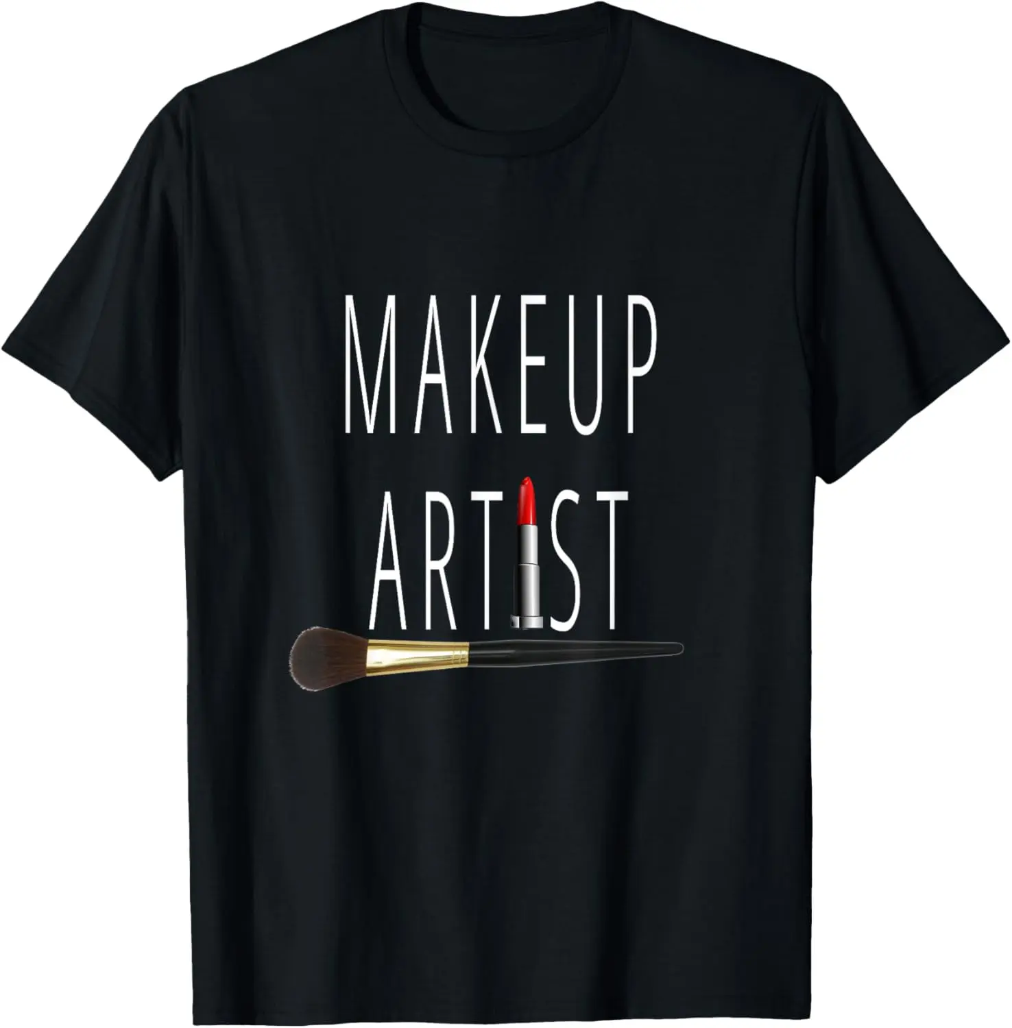Top 100% cotton MUA makeup artist t-shirt