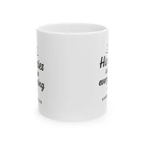 One Mile Ceramic Mug — Home, Office, Traveler Coffee Cup (11oz, 15oz)