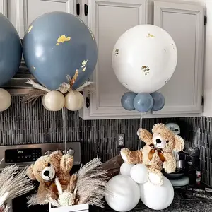 Balloon Column Set with Adjustable Height Transparent Balloon Sticks and Base, Perfect for Weddings Birthdays Baby Showers Engagements New Year Valentine's Day Mother's Day Party Decorations, Balloon Party Supplies