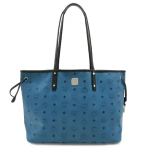 Pre-owned MCM Canvas Tote Bags Visetos Coated Shoulder Tote Bag