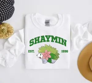 Shaymin Sweatshirt, Pkm Characters Sweatshirt, Anime Shirt