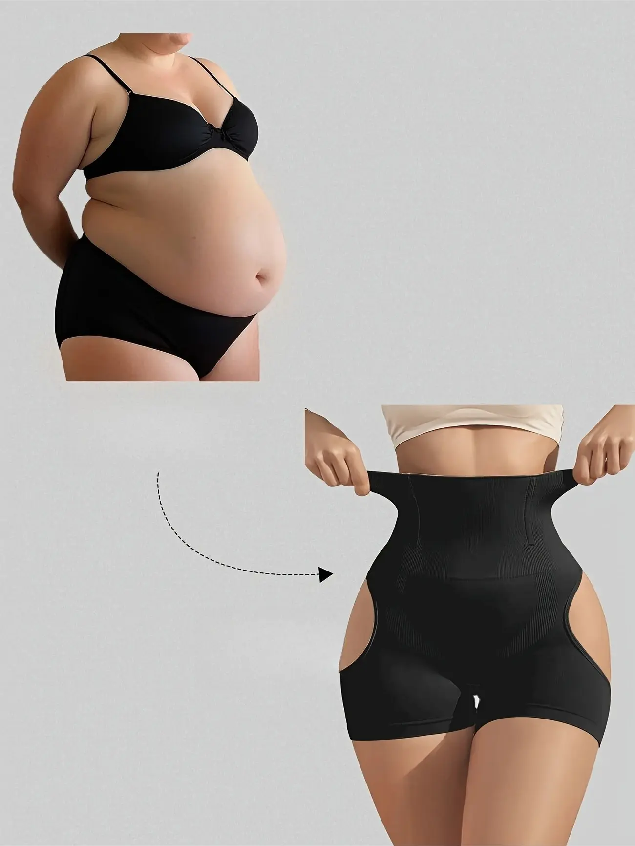 Single Women's High-Waist Shaping Shorts,Tummy-Control & Butt-Lifting Seamless KnitShapewear Bottoms, Clothes, Medium Support,Comfy Everyday Underwear for Daily Wear orYoga, Basic, Compression Body Shapewear