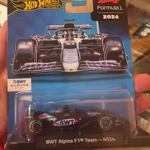 Hot Wheels Premium Formula 1 Cars BWT Alpine F1 Team A524 2024 Edition Collectible Toy Car