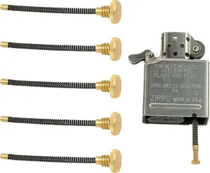 Lighter Repair Kit- Flint Spring Screw Replacement Parts Compatible with Zippo in 5 packs