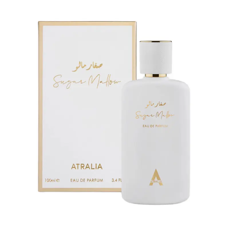 Atralia Sugar Marshmallow Eau de Parfum (100ml/3-3.9 fl oz) - Women's Fruity Gourmand Perfume, Long-Lasting EDP with Strawberry, Vanilla, Candy Sugar, Musk Notes, Berry Fragrance for Women, Perfumes For Women, Vanilla Perfumes