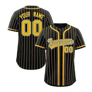 High - End Custom - Made Baseball Softball Short - Sleeve Buttoned Jacket Personalized Logo For Team Competition Training