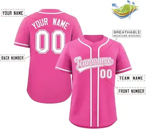 Custom Baseball Jersey Stitched Personalized Baseball Shirts Sports Uniform for Men Women Boy