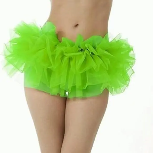 Malco Modes Fluffy Tutu Mini Skirt – Layered Tulle for Ballet, Halloween, Festival, Lingerie, Burlesque, Cosplay & Party Looks | Cute Kawaii Rave Petticoat Outfit Womenswear