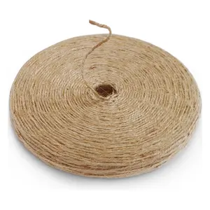 Natural Jute Twine – 600 Feet Flat Brown String for Crafts, Gift Wrapping, Packing, Gardening, Crochet, Knitting, and Macrame Decor