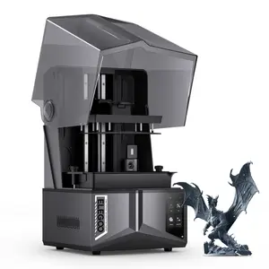 ELEGOO Saturn 4 Ultra 16K Resin 3D Printer with 10" 16K Mono LCD and Flip-up Lid, Smart Tank Heating at 30 °C, 150mm/h High Speed Printing, Large Printing Size of 8.33 × 4.66 × 8.66 Inches