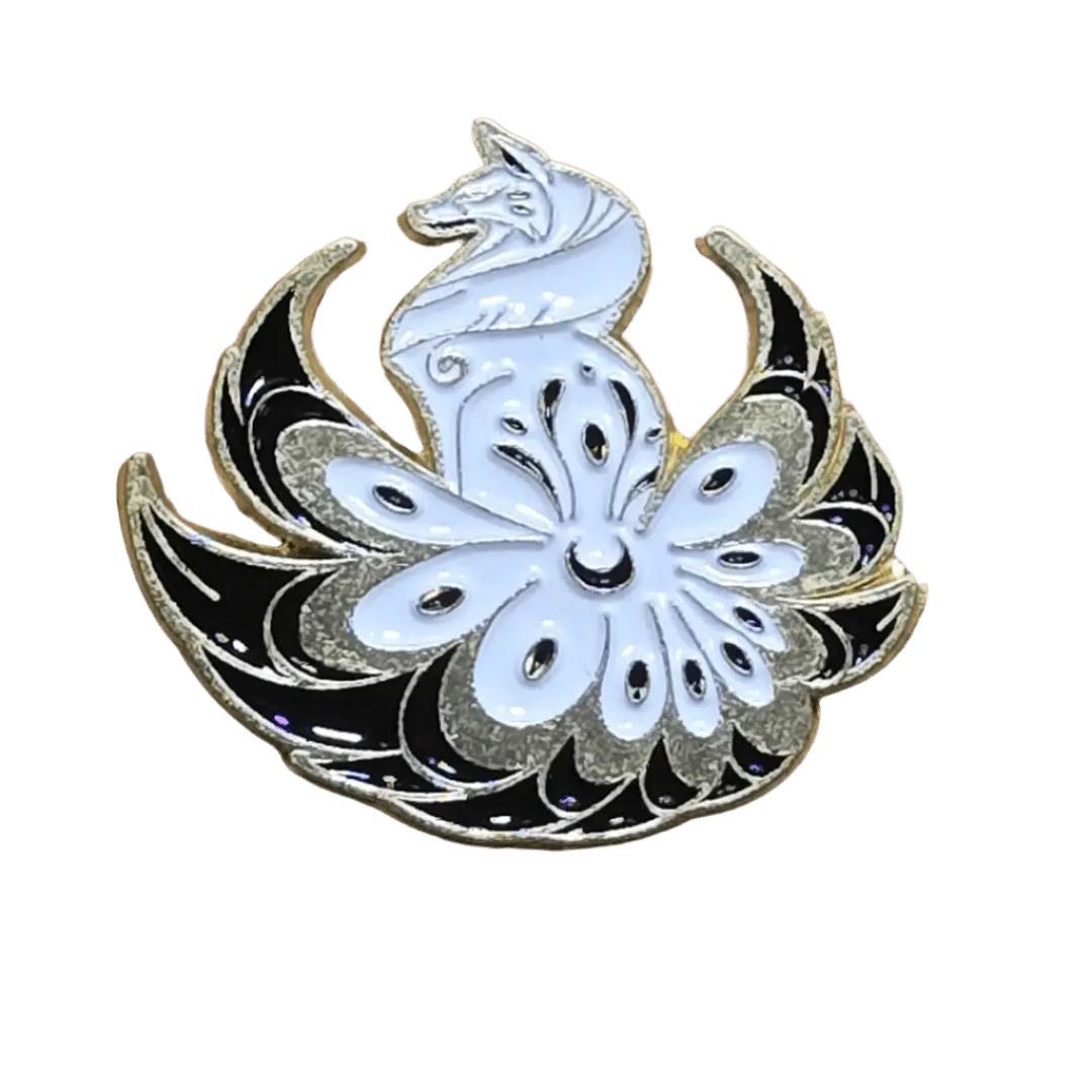 Goldstar Celestial Ninetails Fox Pin