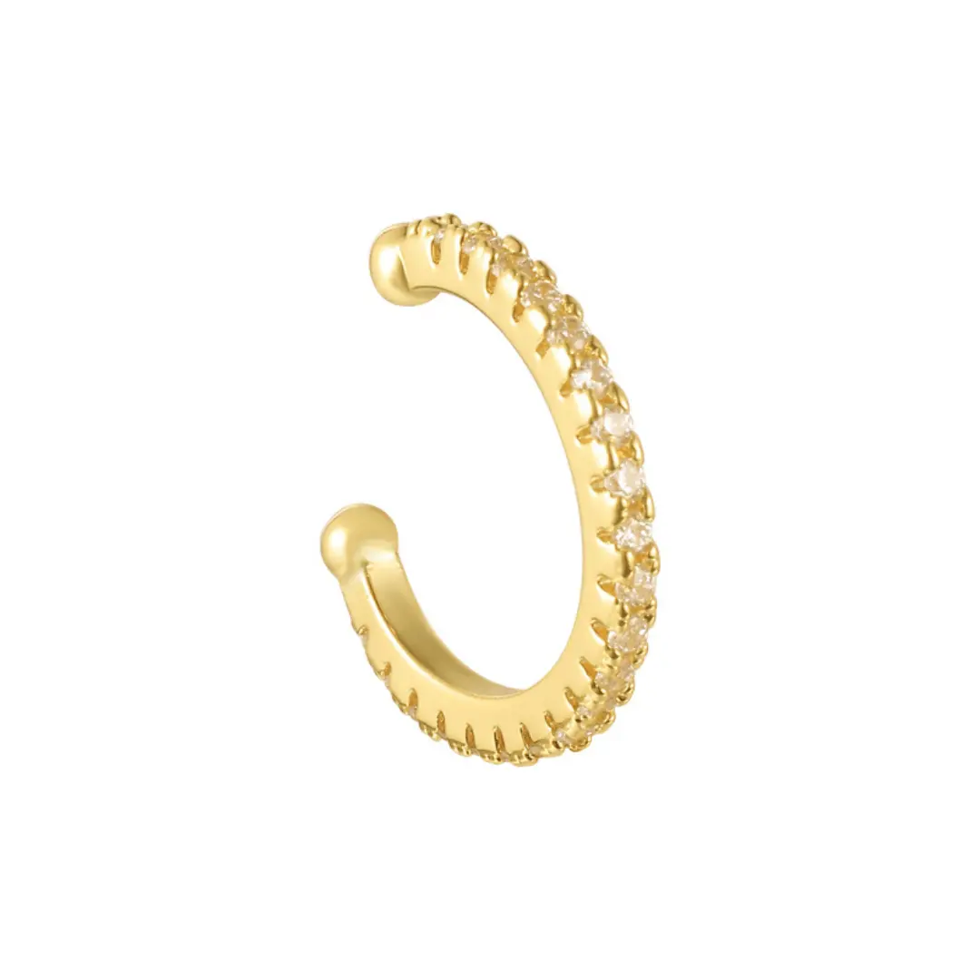 EVRY JEWELS Gold or Silver Plated Women's Hypoallergenic Look at Me Ear Cuff