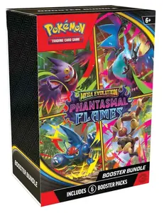 Pokemon Mega Evolution ME02 Phantasmal Flames PFL Pack - Single or 6 Booster Packs for TCG Collectors