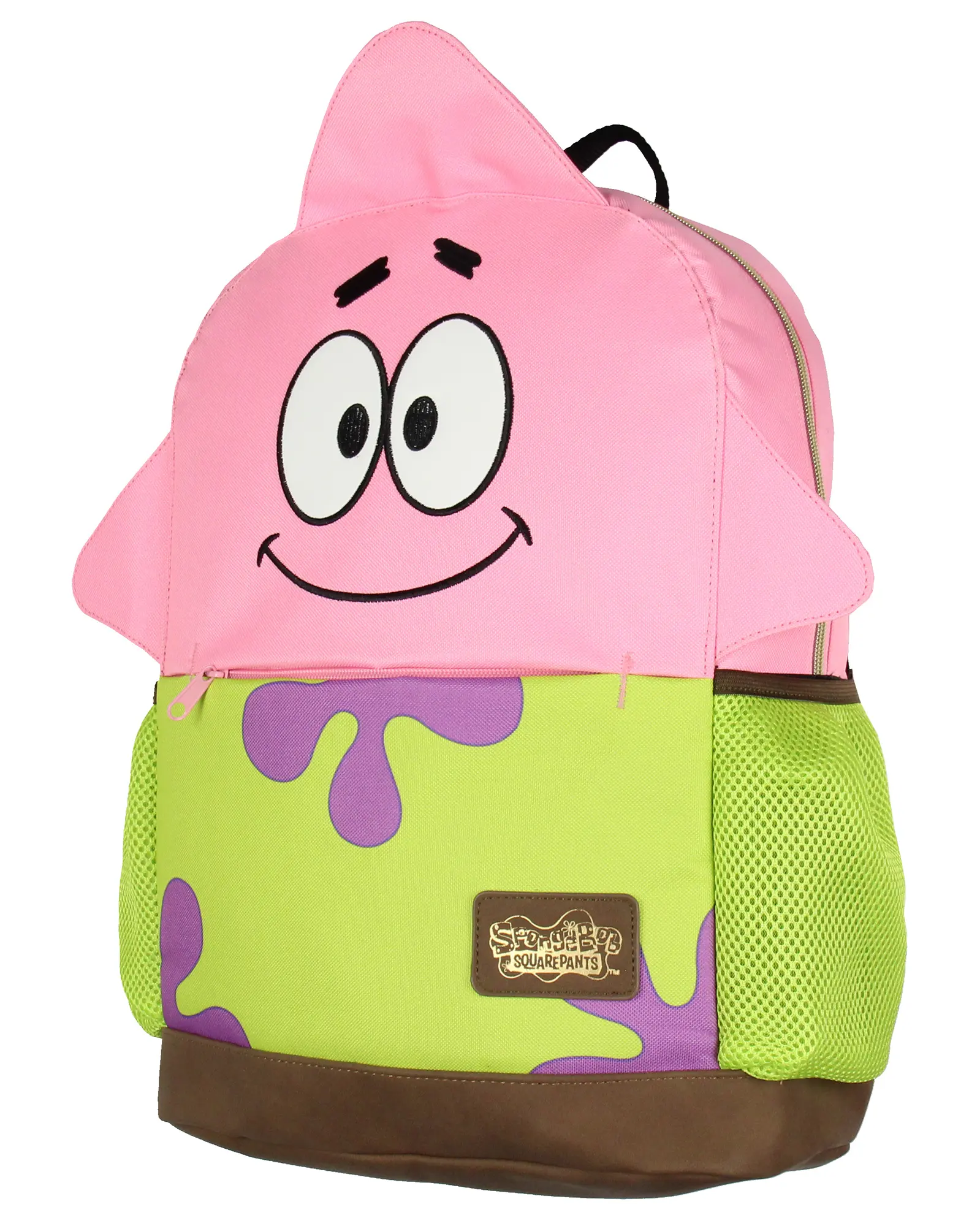 SpongeBob SquarePants Patrick Star School Travel Backpack With Faux Leather Bottom 16" SpongeBob SquarePants Patrick Star School Travel Backpack With Faux Leather Bottom 16"