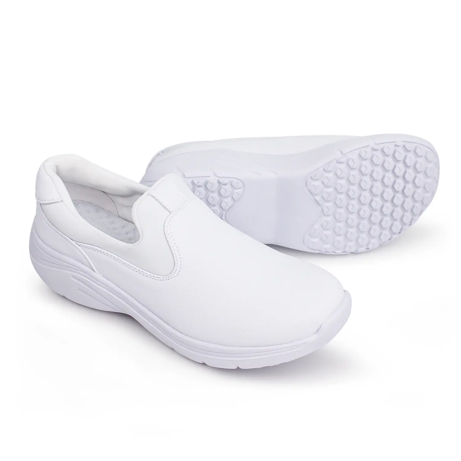 Hawkwell Women's Non-Slip Lightweight Nursing Shoes - Comfortable Slip-On Versatile Work Shoes, Walking & Safety Footwear, Walking Shoes