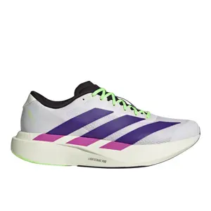 adidas Mens Adizero Evo Sl Running Sneakers Shoes - Purple, White