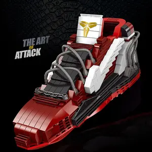 Kobe Basketball Shoe Building Block Set 480+PCS Easy Assembly Educational Toy Ideal Gift for Birthday Valentine's Day Collectible Stress Relief Fidget Toy，home decor gift idea