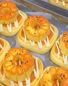 TikTok Shop Black Friday Pineapple Toast Squishy Toy – Sweet & Realistic Bread Stress Relief Squeeze for Fun and Relaxation