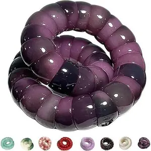 Natural Bodhi Seeds Beaded Bracelets, Zen Fidget Stretch Bracelet Alleviate Anxiety Stress, Protection Healing Bodhi Bracelet with Gift Box for Women Men charm  bracelet