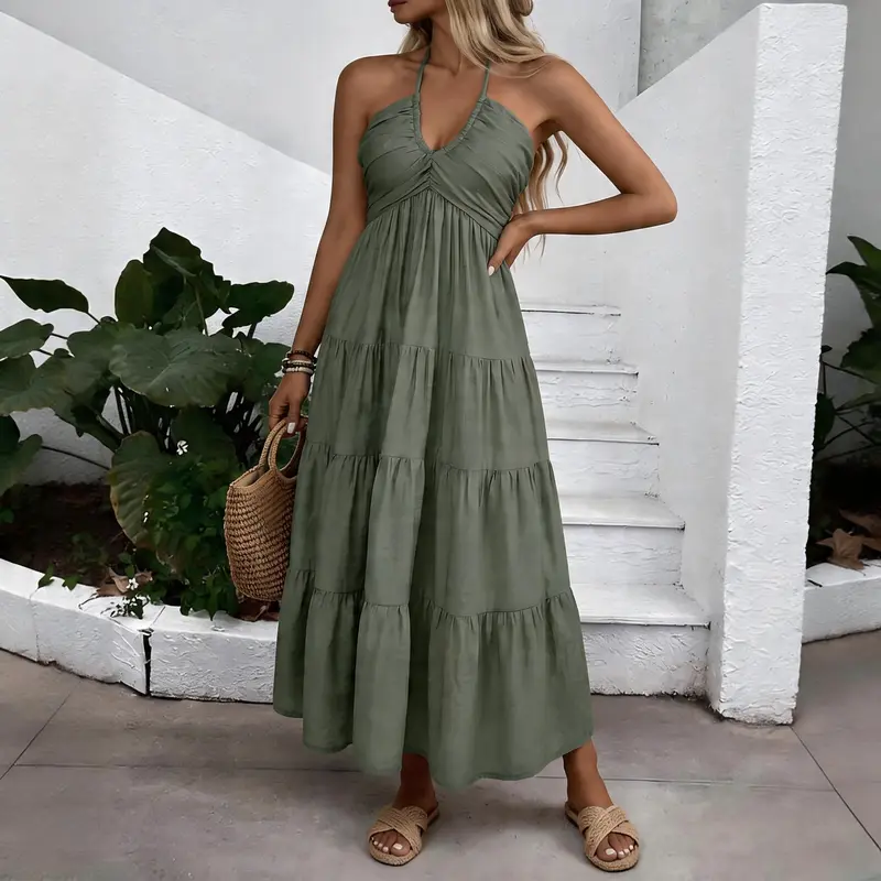 green plaid dress for women - TikTok Shop