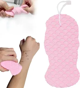 3D Super Soft Exfoliating Bath Sponge,Removes Dead Skin from Body-Skin Friendly and Reusable for Adults Children and Pregnant Women