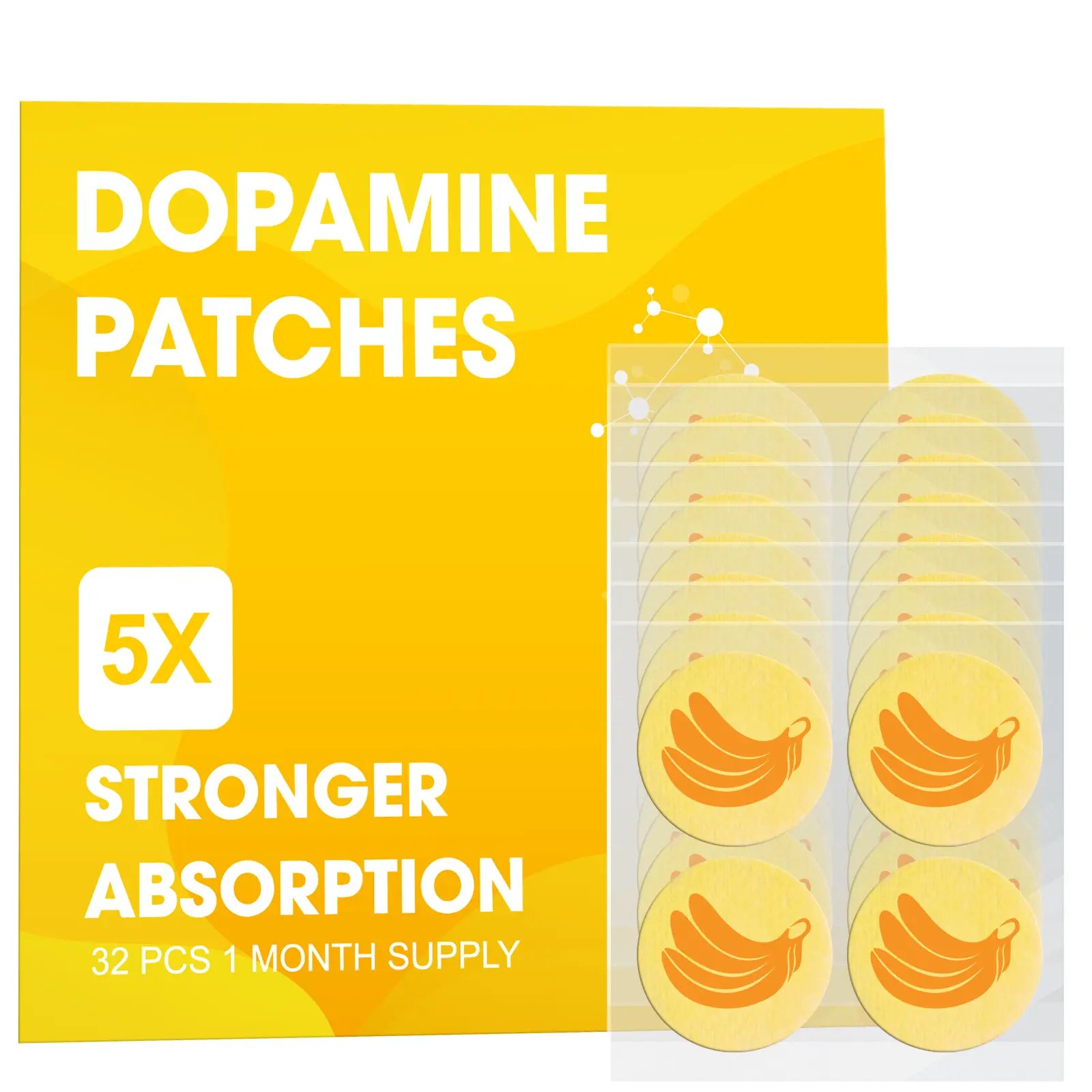 Dopamine Body Patches, 32 Pack – Natural Botanical Care for Daily Mood & Relaxation summerwins