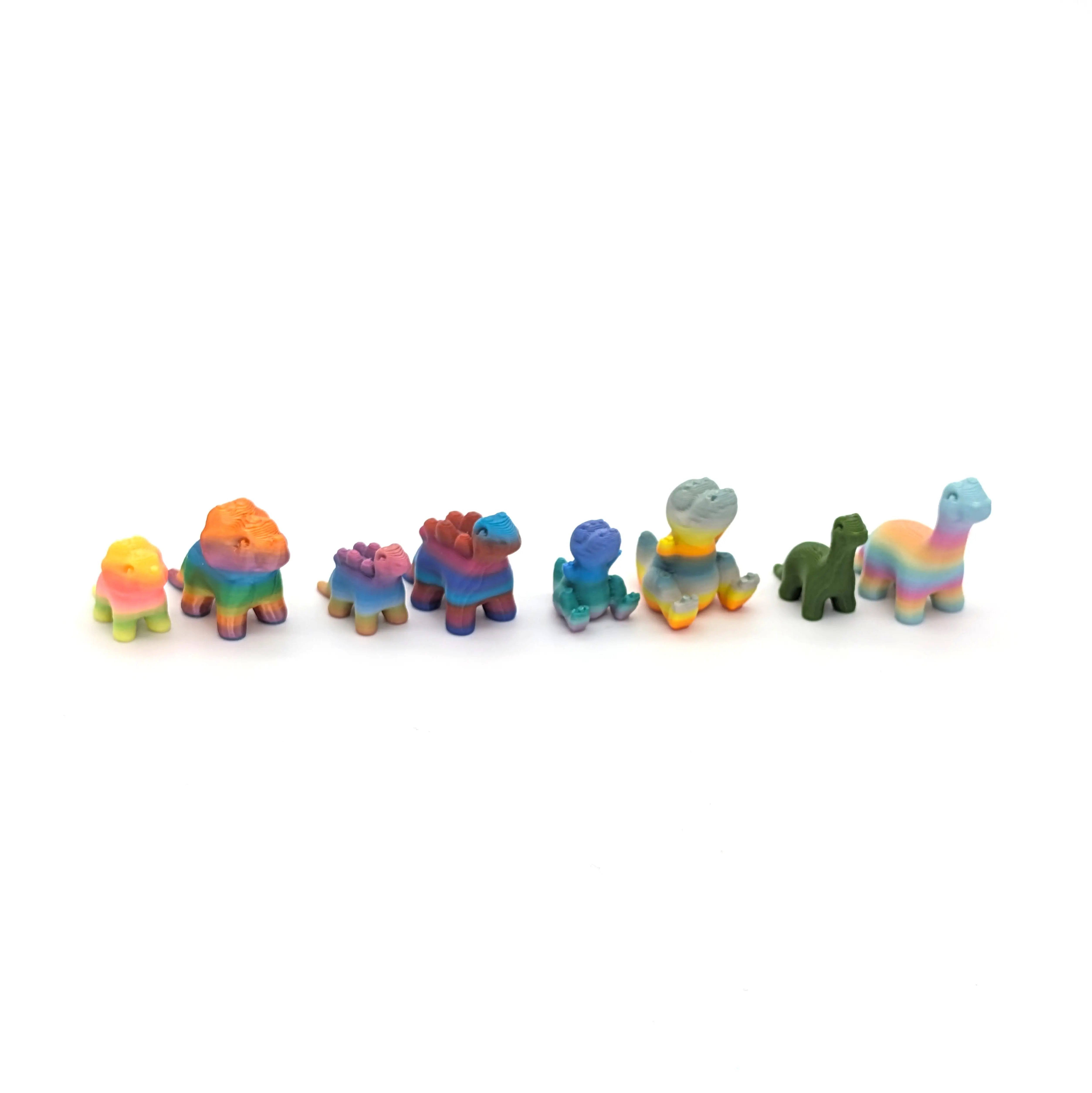 Micro Dino Pack - 100 or 50 Mini Dinosaur Figurines: Triceratops, T-Rex, Stegosaurus, Brachiosaurus