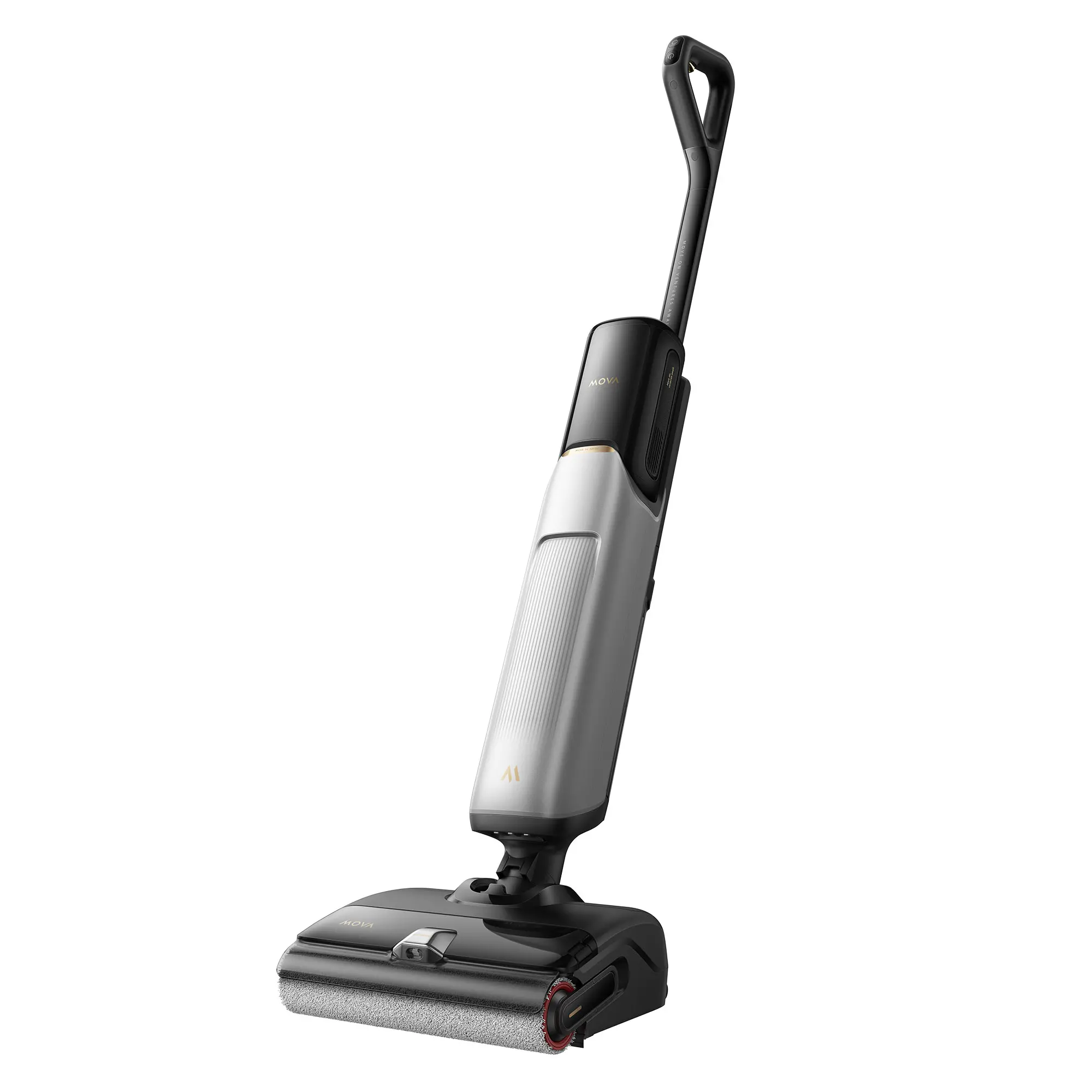 Mova X4 Pro Wet Dry Vacuum Cleaner, 20000Pa Cordless Vacuum Mop with Zero Tangle, Hot Water Mopping for Sticky Messes, 194℉ Hot Air Self Drying, 180° Lie Flat, Push-In Charging Station, LED Display