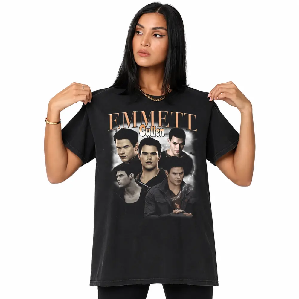 Emmett Vintage 90's Tee Kellan Lutz Fan-made Original Movie Shirt - Unisex Fashion Statement Tshirt