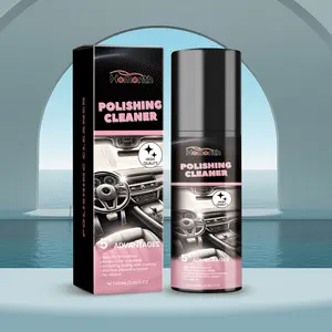 Rayhong Car Interior Restoration Kit - Automotive Leather Cleaner, Stain Remover, Polisher with Protective Shine (Tools Included)