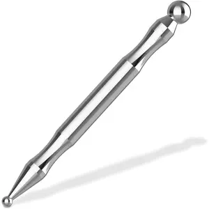Acupuncture Pen, Facial Reflexology Tools Stainless Steel, Trigger Point Massager Tool, Deep Tissue Massage Tool