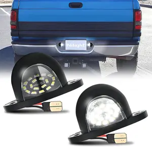 Nilight License Plate Light Compatible with 1994 1995 1996 1997 1998 1999 2000 2001 Dodge Ram 1500 2500 3500 2002 RAM 2500 3500 6000K White 2PCS Pack