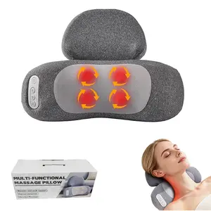 Constant Heat Ergonomic Neck Pillow Massager - Relieve Tension & Improve Posture