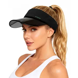 Sun Visor Hat for Women and Men,TPU Transparent UV Protection Hat for Golf,Sunscreen Cap for Beach